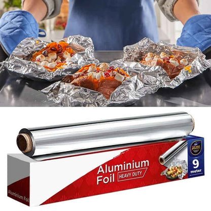 Aluminium Foil 9 Metre for Food Packing , Wrapping, Storing and Serving