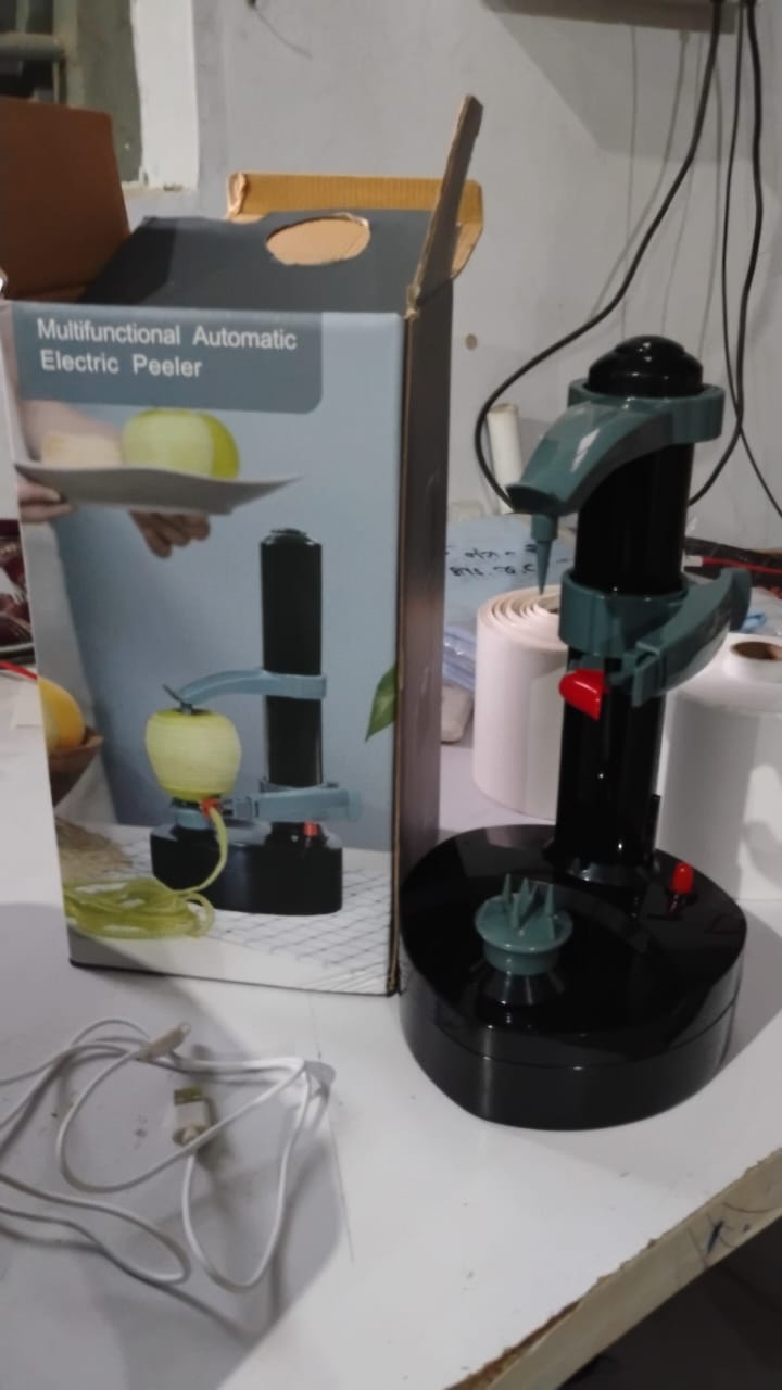Multipurpose Electric Vegetable Fruit Peeler Automatic Potato Peeler (1 Pc) Your Brand