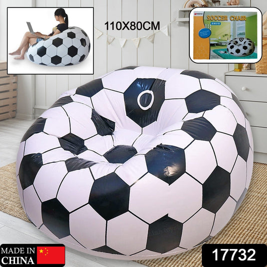 Foldable Sofa, Cartoon Style Inflatable Folding Chair, Ball Chair, Inflatable Sofa for Adults, Kids size (110cm x 80cm) Your Brand