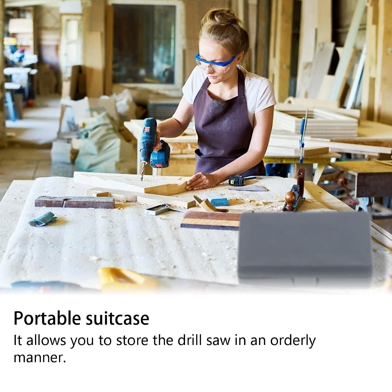 Drill Hole Cutter, Carbon Steel High Accuracy Incisive Hole Saw for Cutting PCV for Cutting Plastic for Cutting Wood Hole Saw Kit (18 Pcs Set) Your Brand