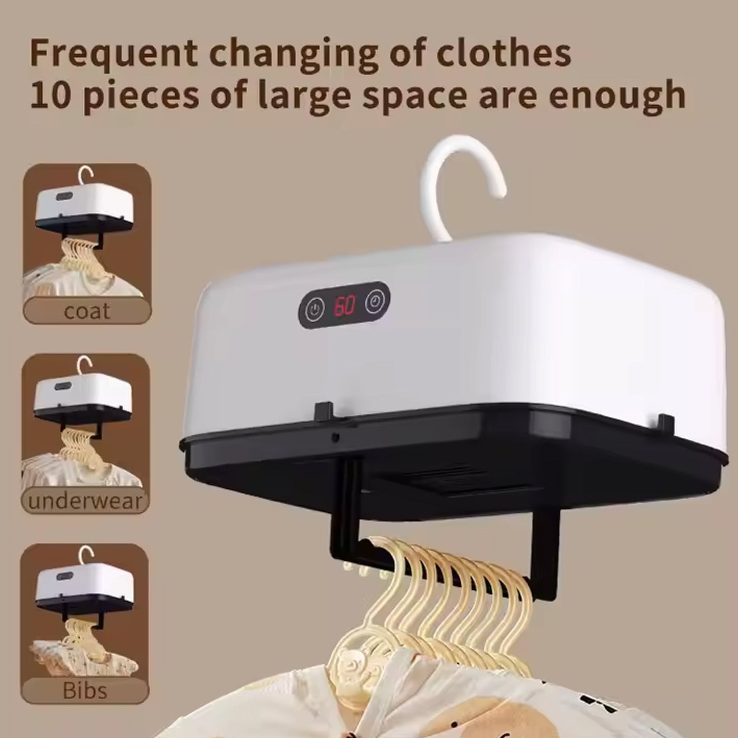 Portable Clothes Folding Dryer, Portable Dryer (1 Pc) Your Brand