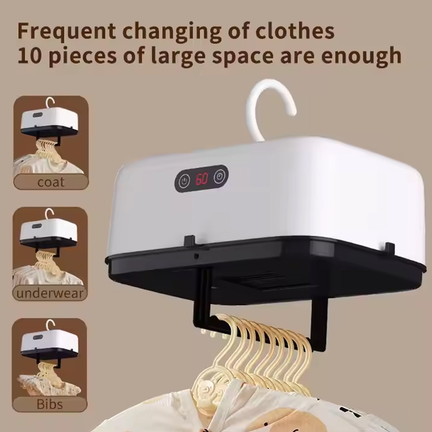 Portable Clothes Folding Dryer, Portable Dryer (1 Pc) Your Brand