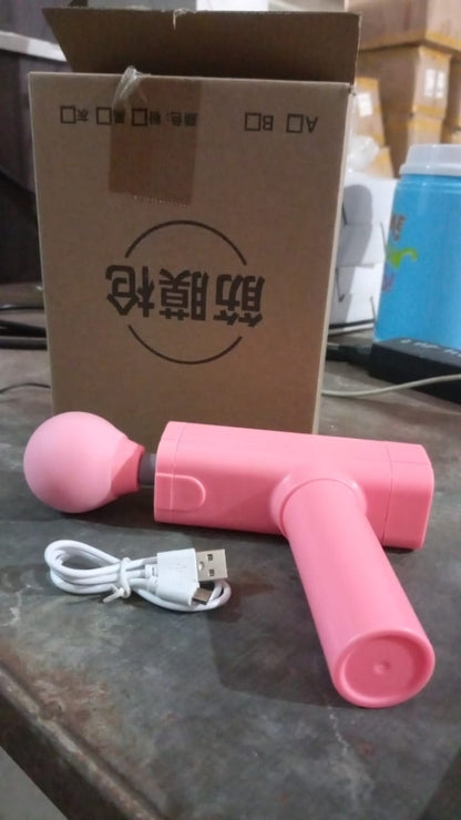 Massage Gun Deep Relax, Powerful Muscle Massager, USB Chargeable (1 Pc) Your Brand