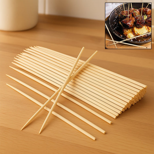 Natural Bamboo Wooden Skewers / BBQ Sticks for Barbeque and Grilling Your Brand