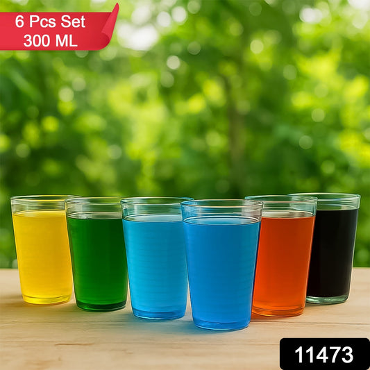 Apex Pyramid Ringo Plastic Glass – 300ml Approx | Durable, Crystal-Clear Tumbler Your Brand