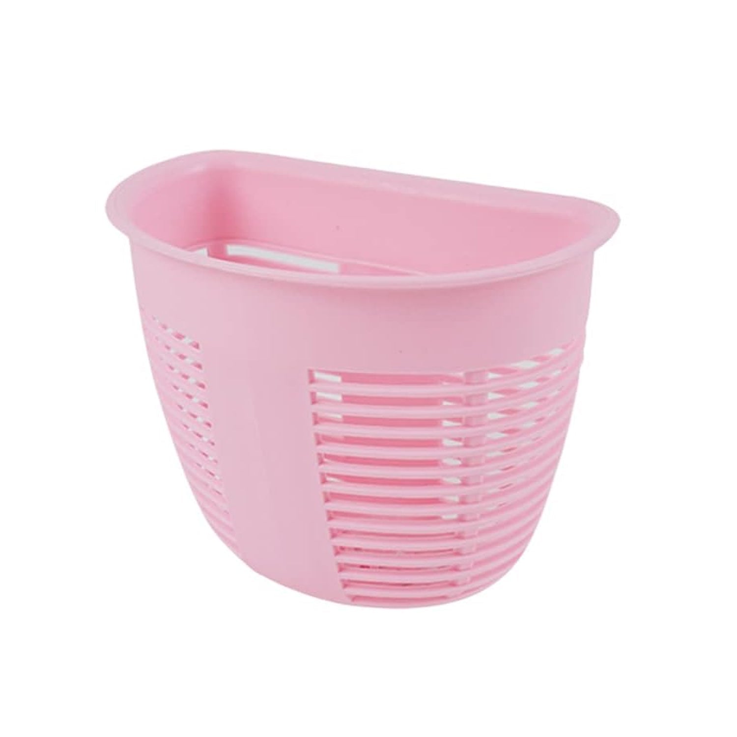 Hanging Plastic Storage Basket, Adhesive Wall Mounted Organizer Box Make Up Holder Shelf Bathroom Wall Basket Punch Free Drain Basket for Kitchen Bathroom, Wall Type Storage Basket (1 Pc) Your Brand