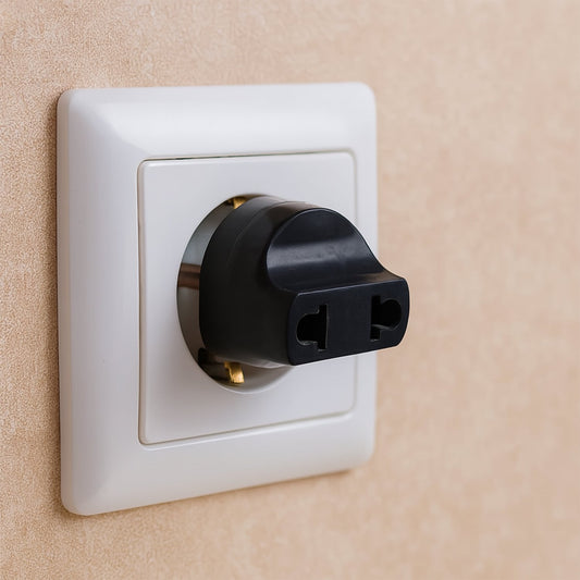 2 Pin 4 Amp. Conversion Electrical connector Plug, 2 PIN Plug Converter, Plug Adapter With Color Box (1 Pc ) Your Brand