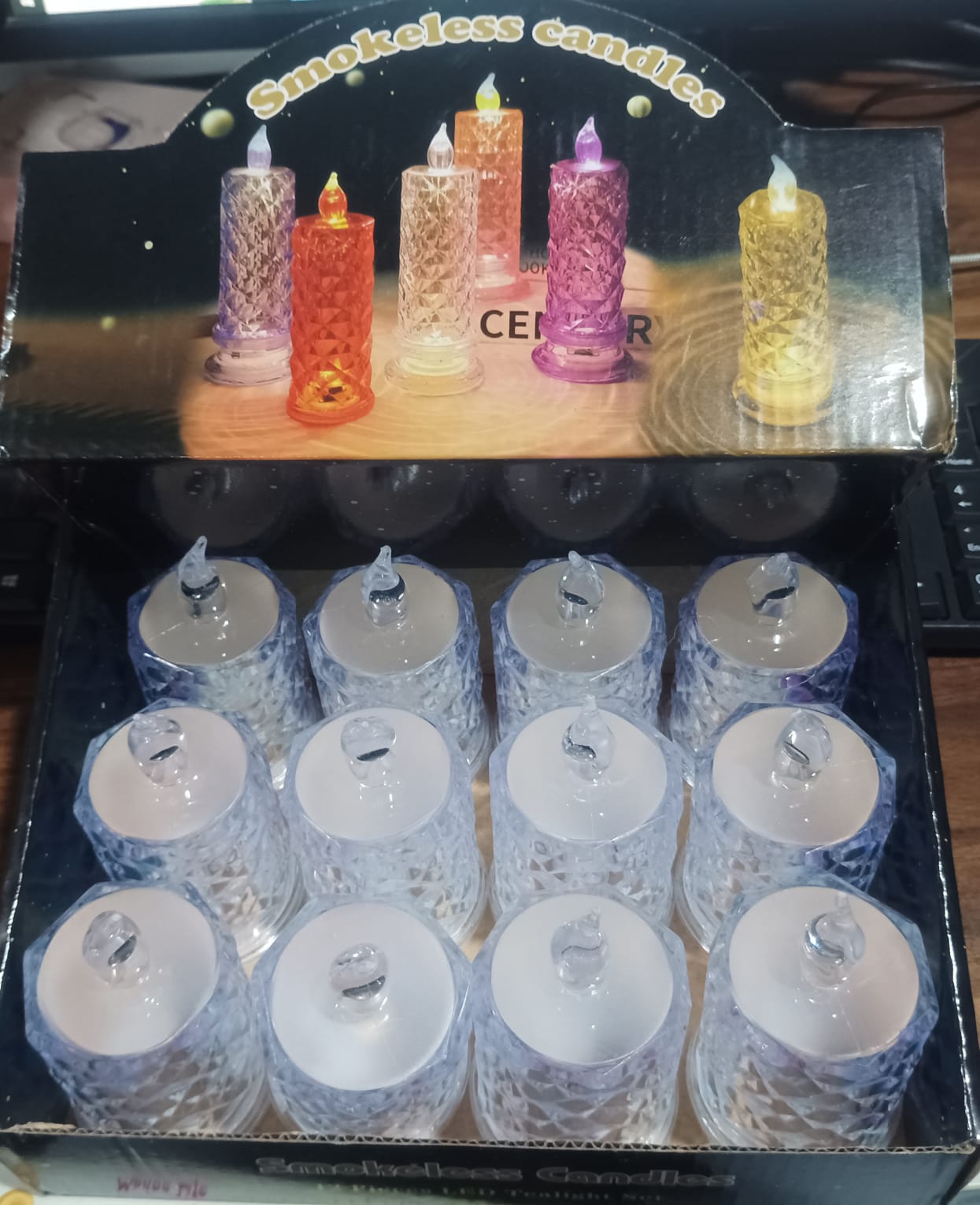 Festive Lighting for Any Occasion: 12 Pack LED Tealight Candles, Diwali Your Brand