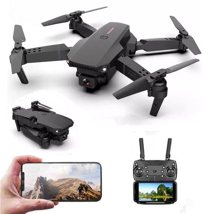 E88 Pro RC Mini Drone 4K Camera Foldable Aerial Photography Quadcopter With Fixed Height And Stiff Remote Control Aircraft