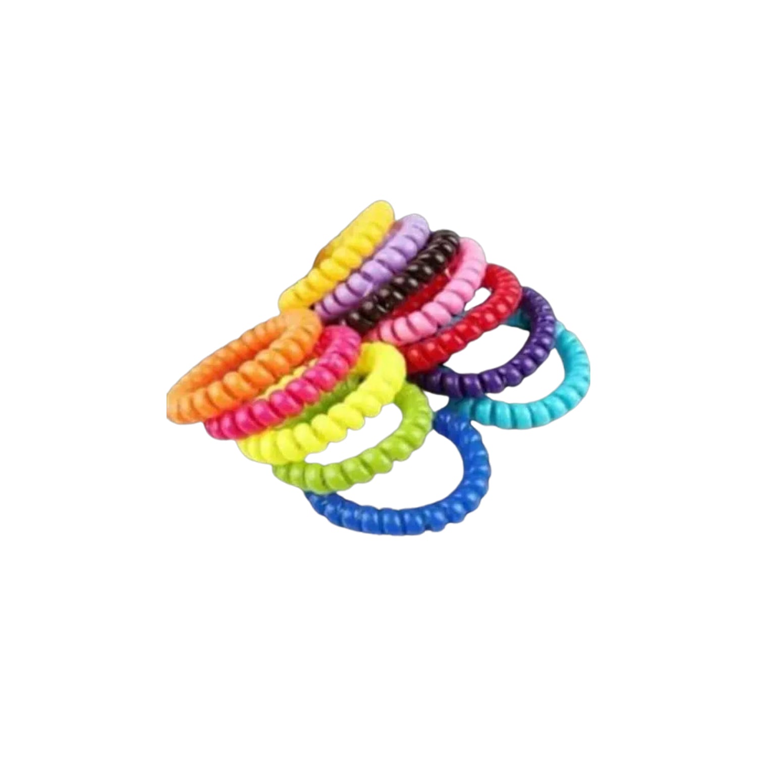 Telephone Wire Hair bands Pack of 100 Pcs, Hair accessories Your Brand