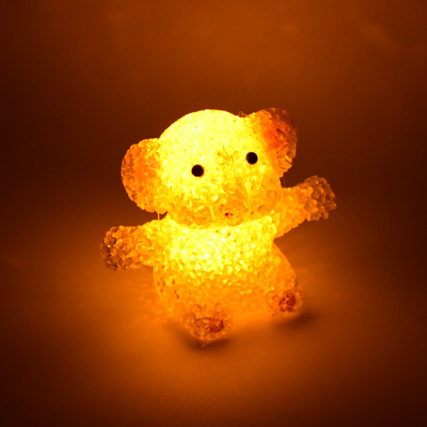 Cartoon Shape Crystal LED Night Light Lamp – Cute Glowing Animal Decorative Light (1 Pc) Your Brand