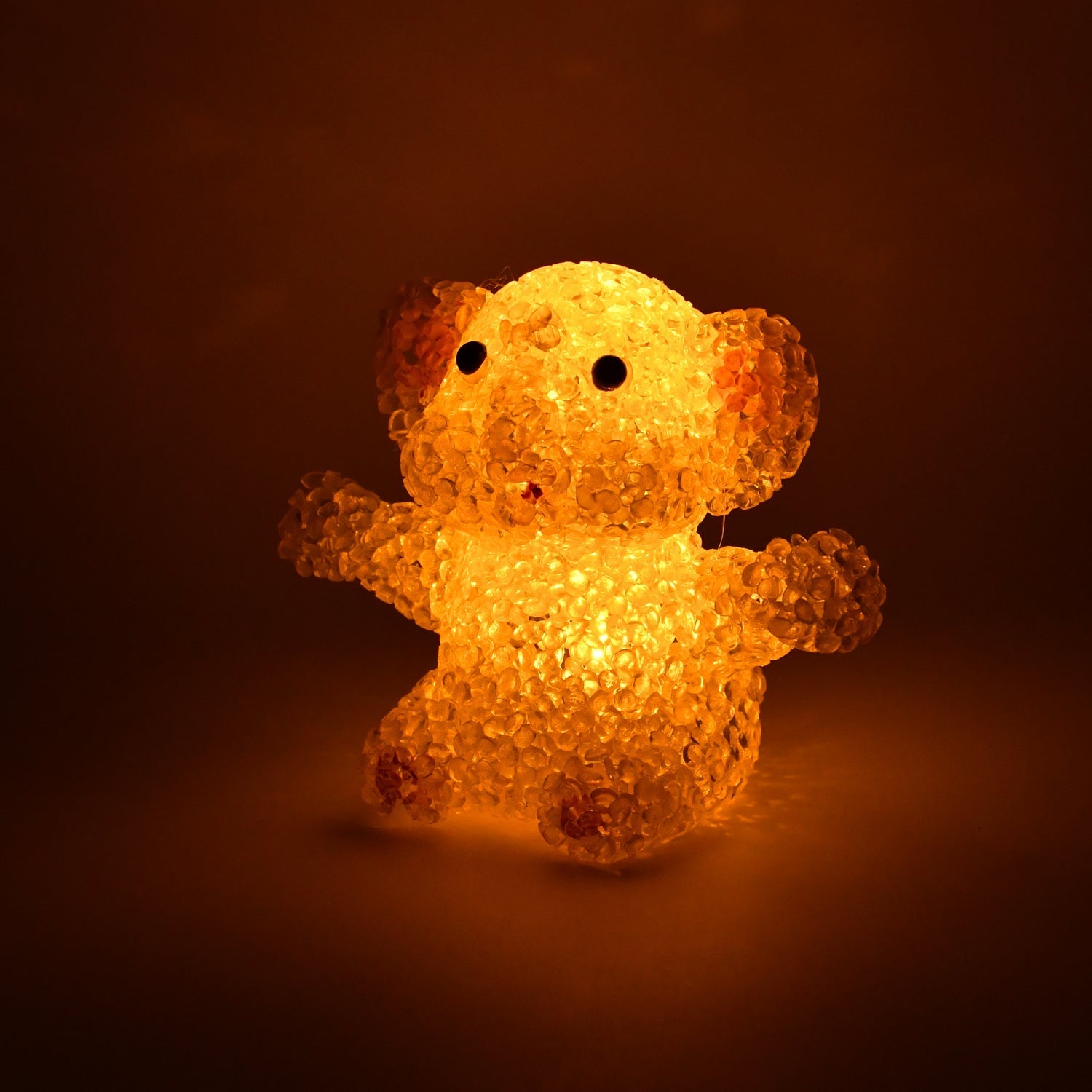 Cartoon Shape Crystal LED Night Light Lamp – Cute Glowing Animal Decorative Light (1 Pc) Your Brand