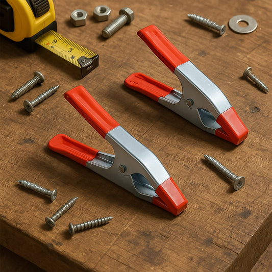 4 Inch Heavy Duty Spring Metal Spring Clamps (2 Pc Set) Your Brand