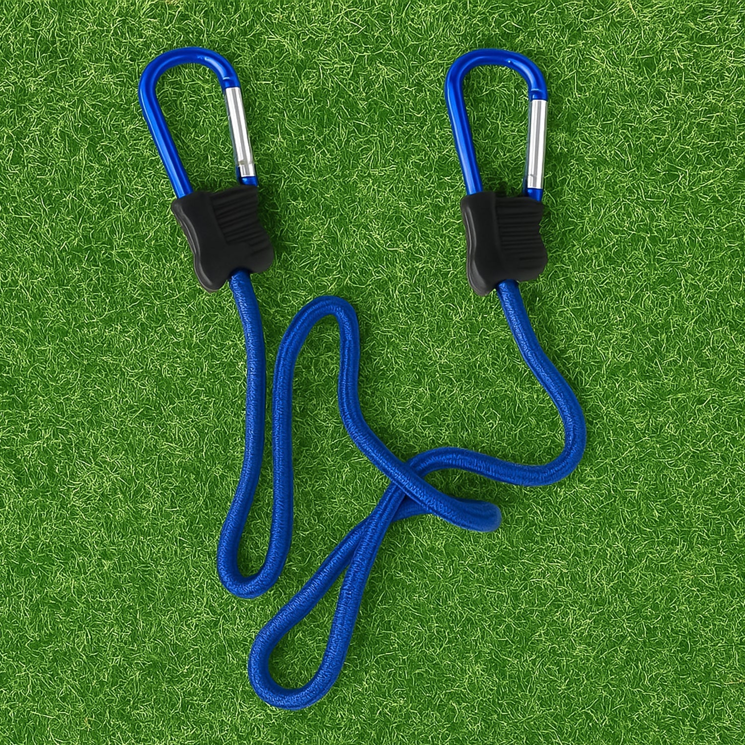 Carabiner Bungee Cords with Hook Tie Downs Luggage Strap Carrying Bag Secure (1 Pc / Mix Color) Your Brand