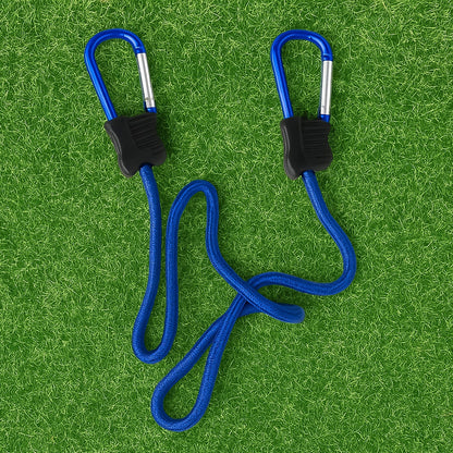 Carabiner Bungee Cords with Hook Tie Downs Luggage Strap Carrying Bag Secure (1 Pc / Mix Color) Your Brand