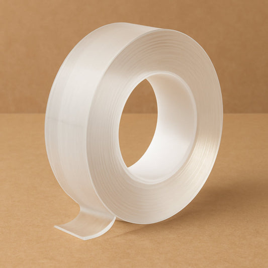 Sticky Double Sided Tape Washable Adhesive Tape Reusable (7×3 Cm / 1 Pc) Your Brand