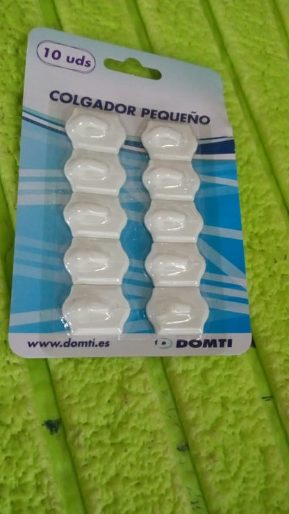 Small Adhesive Hooks for Wall Hanging Adhesive Hooks (10 pcs Set) Your Brand