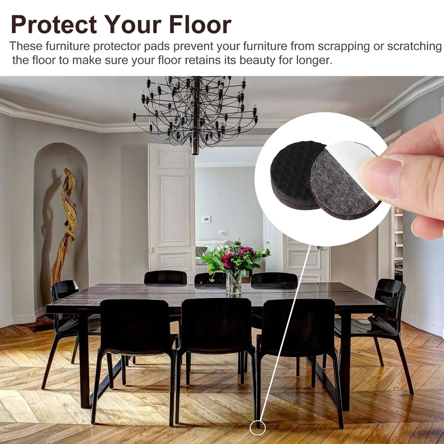 Furniture Protection Pad (8 Pcs Set) Your Brand
