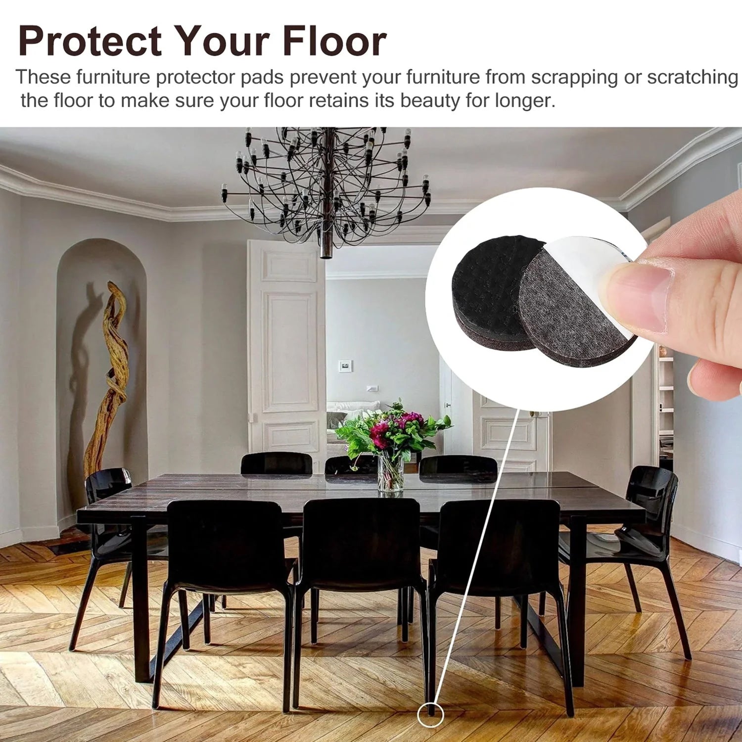 Furniture Protection Pad (8 Pcs Set) Your Brand