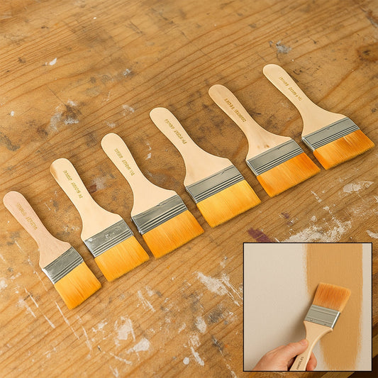 Painting Brush Nylon Pine Brush Tool Board Brush Dusting Cleaning Wall Paint Brush (6 Pc Set) Your Brand
