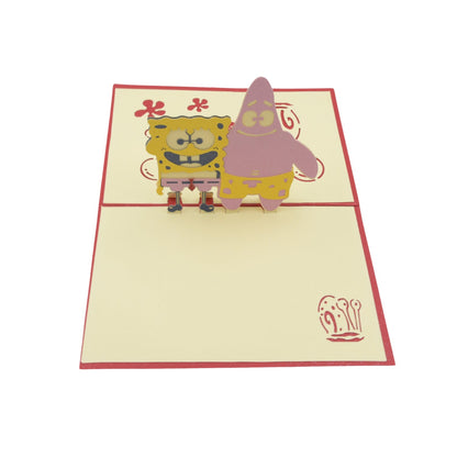 3D -Up Greeting Card (1 Pc): Birthday, Love, Christmas Your Brand