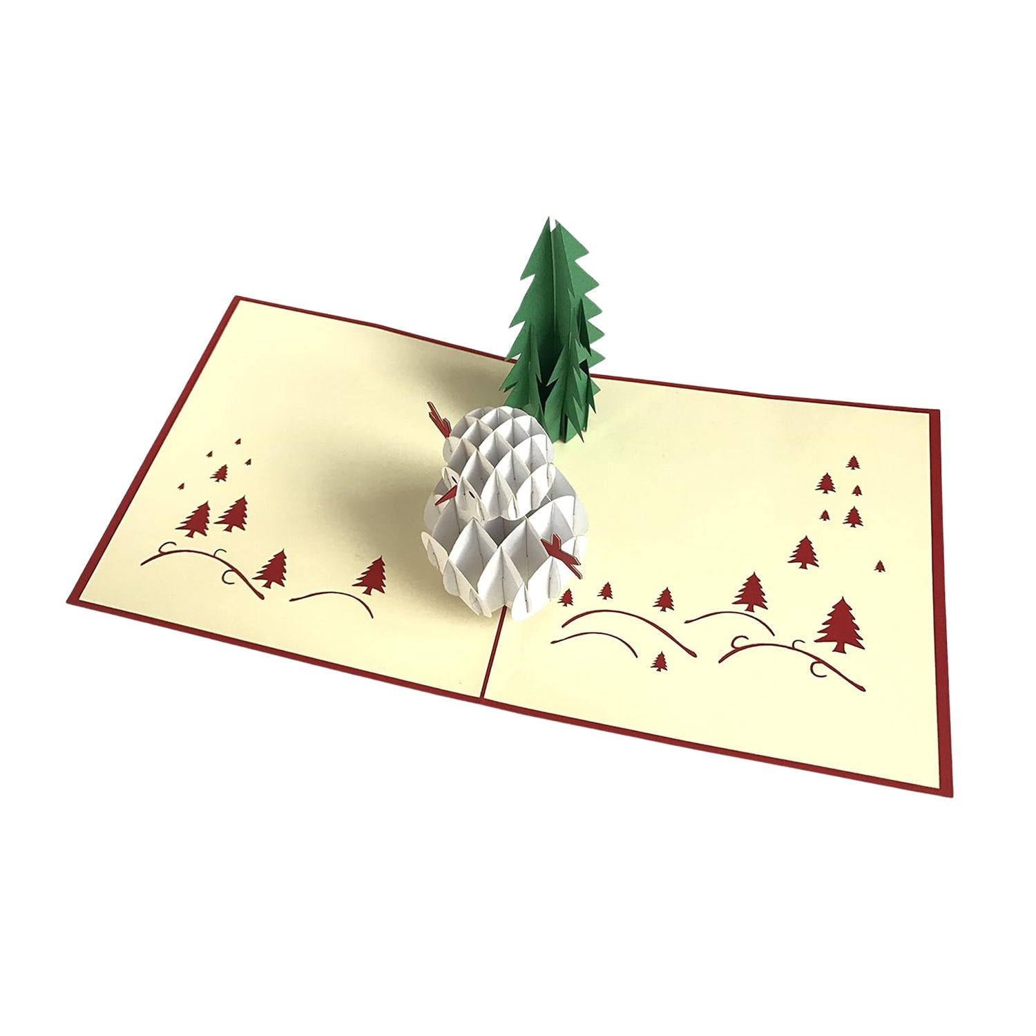 3D -Up Greeting Card (1 Pc): Birthday, Love, Christmas Your Brand