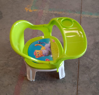 Baby Chair, with Tray Strong and Durable Plastic Chair for Kids/Plastic School Study Chair/Feeding Chair for Kids, Portable High Chair for Kids Your Brand
