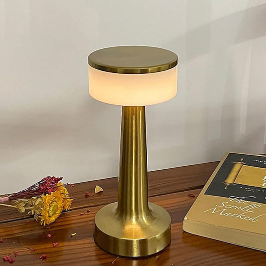 Touch LED Lamp – USB, 3 Colors, 3 Brightness Levels (1 Pc, Metal) Your Brand