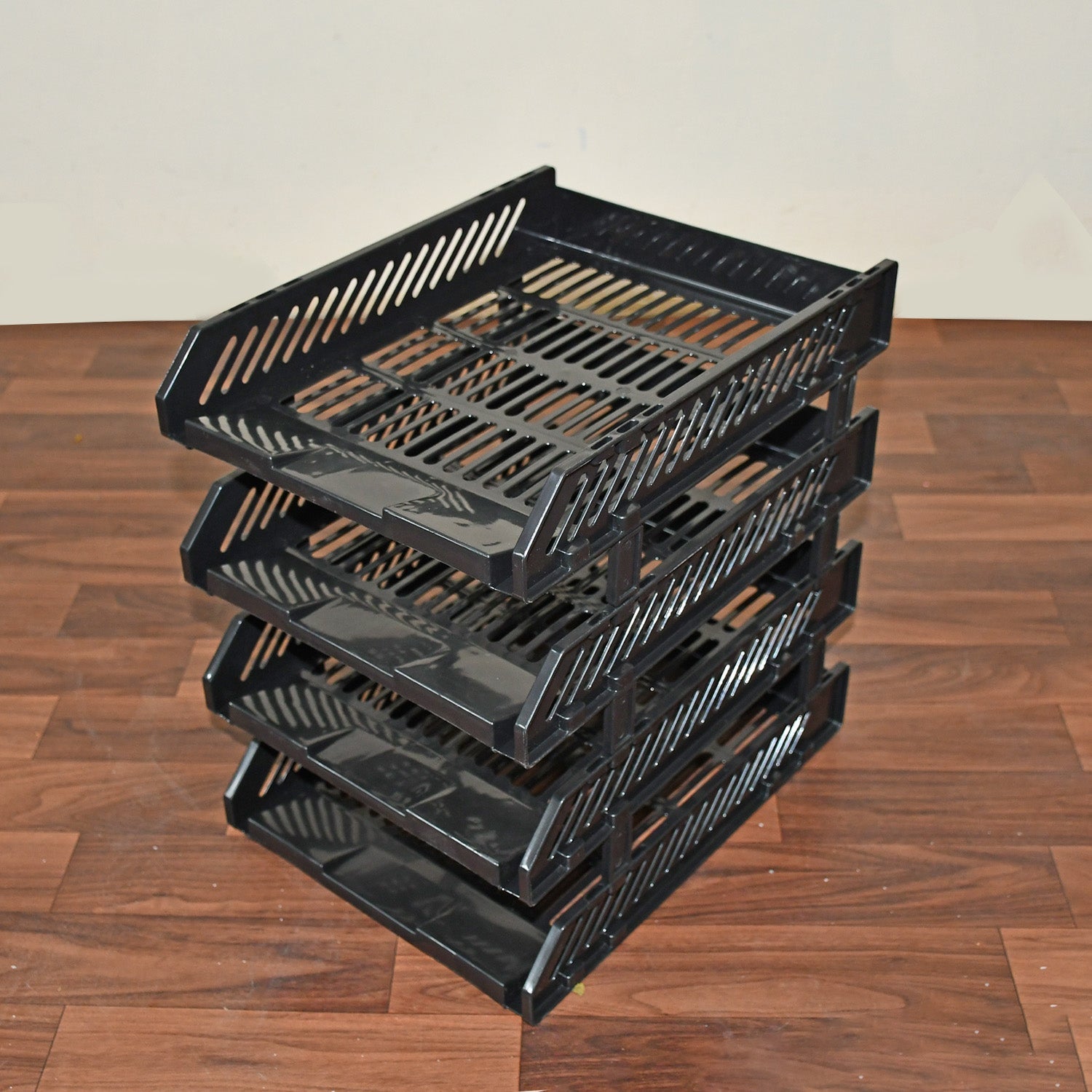 4-Layer Multifunctional File Rack with Drawers for Office Desk Your Brand