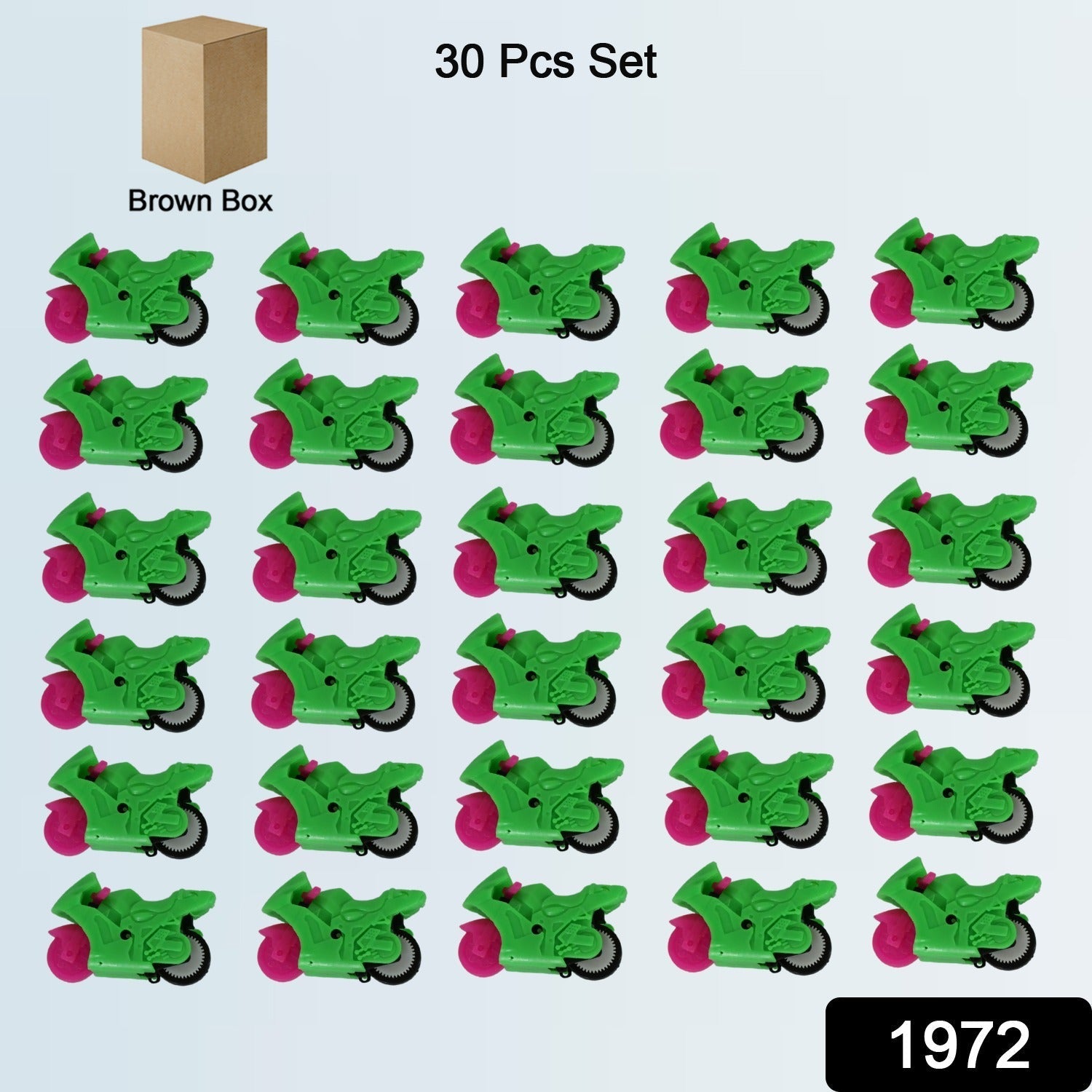 Pull Back Motorcycle Toys, Tiny Gift Latte Motorcycles Toy for Kids Boys Age 3-8 Year Old (30 Pcs Set) Your Brand