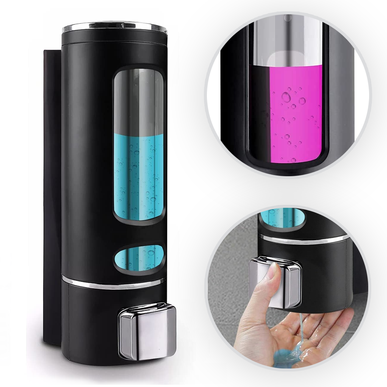 3918A Wall Mounted Liquid Soap Dispenser for Bathroom, Kitchen, and Commercial Use