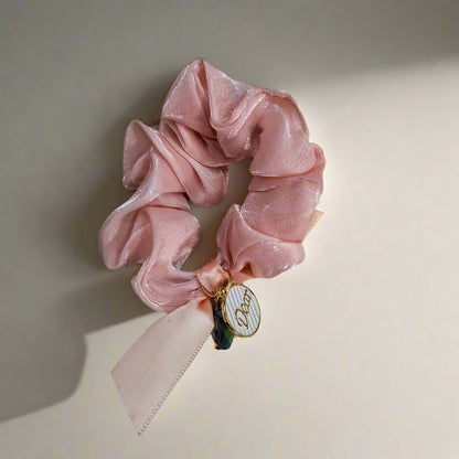 AM1290 Multicolor Stone & Charm Elastic Hair Rope - Fashionable Hair Band for Women & Girls (1pc)