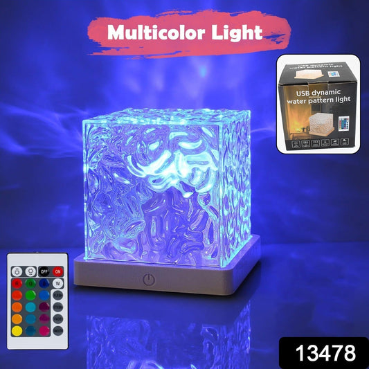 Ocean Wave Projector Lamp, 3D Water Wave LED Night Light, Water Ripple Night Lamp With Remote Your Brand