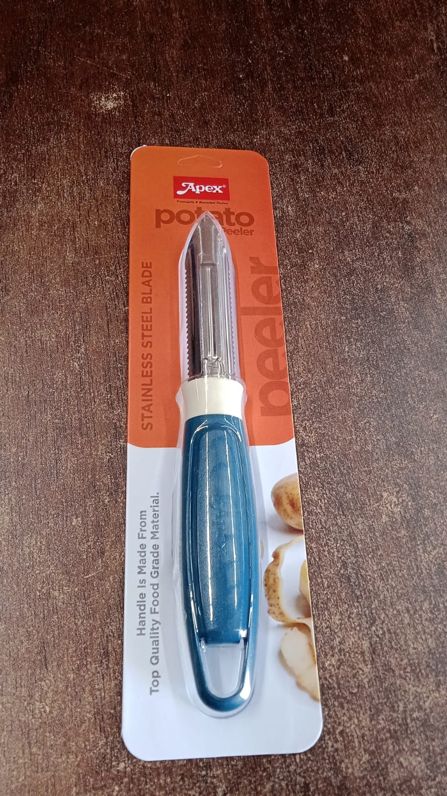Apex Stainless Steel Blade Potato Peeler (1 Pc) Your Brand