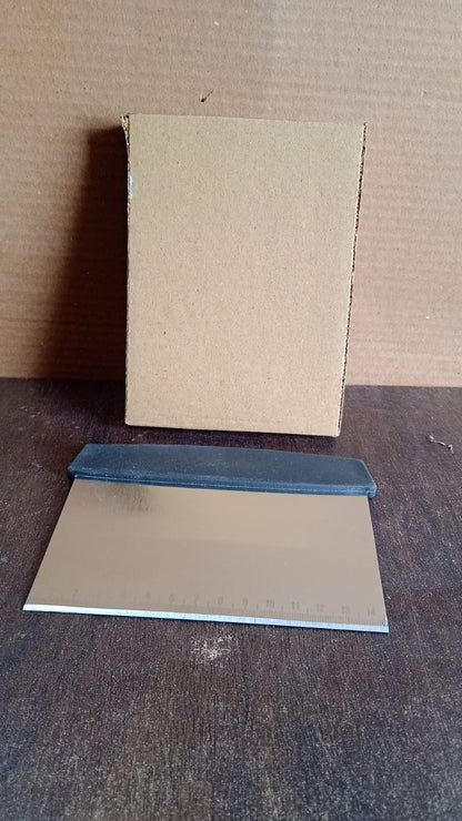Premium Stainless Steel Dough Scraper (1 Pc) Your Brand