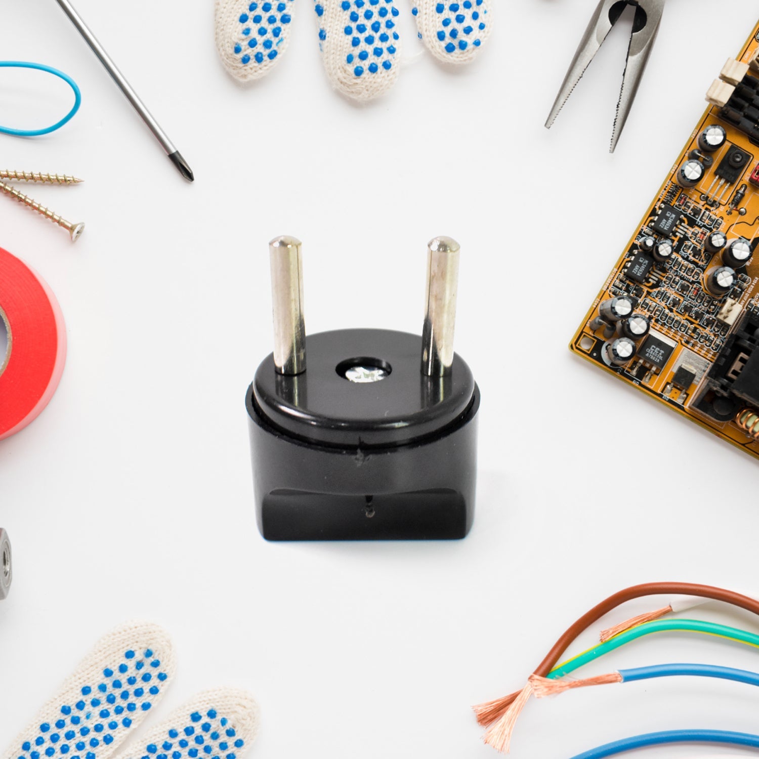 Your Brand 2 pin plug adapter designed for easy connectivity in various electronic devices