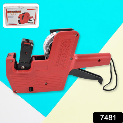 Handheld 8-Digit Plastic Price Tag Gun – Ideal for Retail & Market Price Tagging Your Brand
