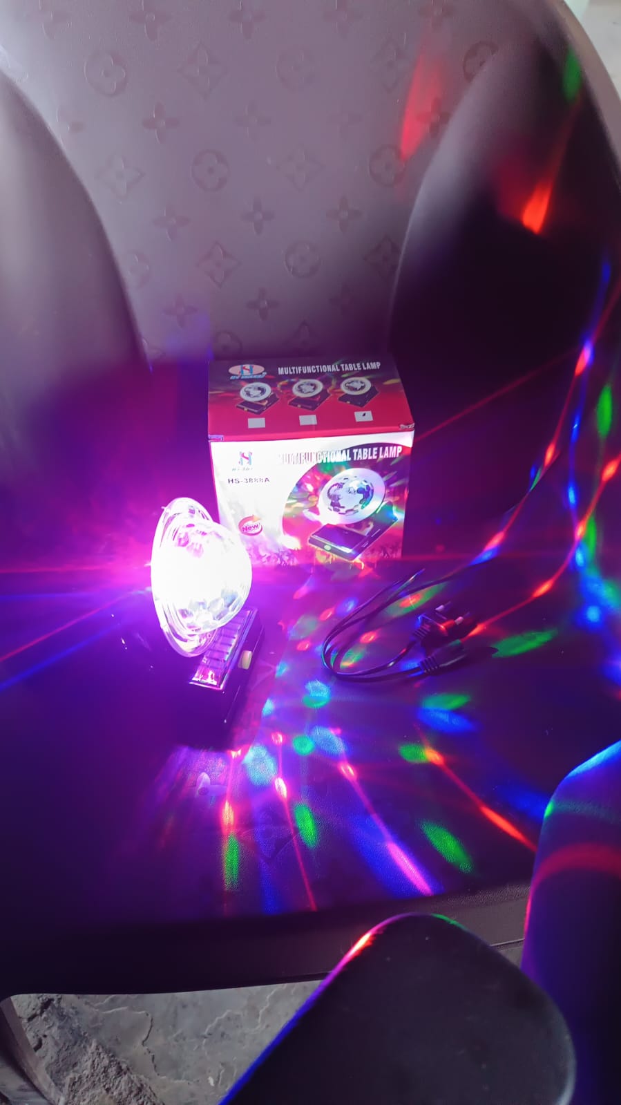 Multifunctional Solar 2 Modes Light Party Disco Light (1 Pc) Your Brand