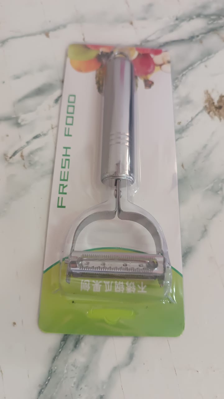 Heavy Duty 2-in-1 Multipurpose Stainless Steel Vegetable Peeler and Julienne Cutter Your Brand
