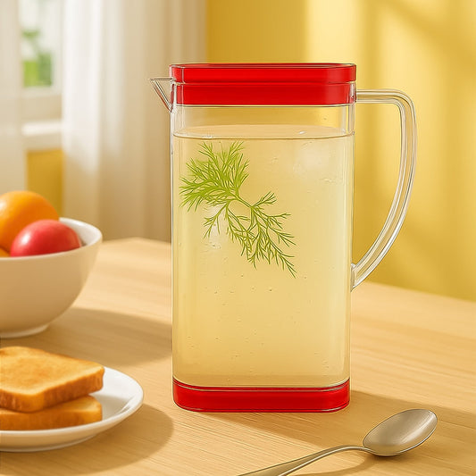 2000Ml Square Jug For Carrying Water And Types Of Juices And Beverages And All. Your Brand