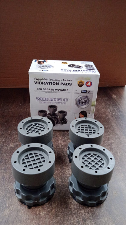 Adjustable Anti-Vibration Pads for Washing Machine and Refrigerator Base (4 Pc) Your Brand