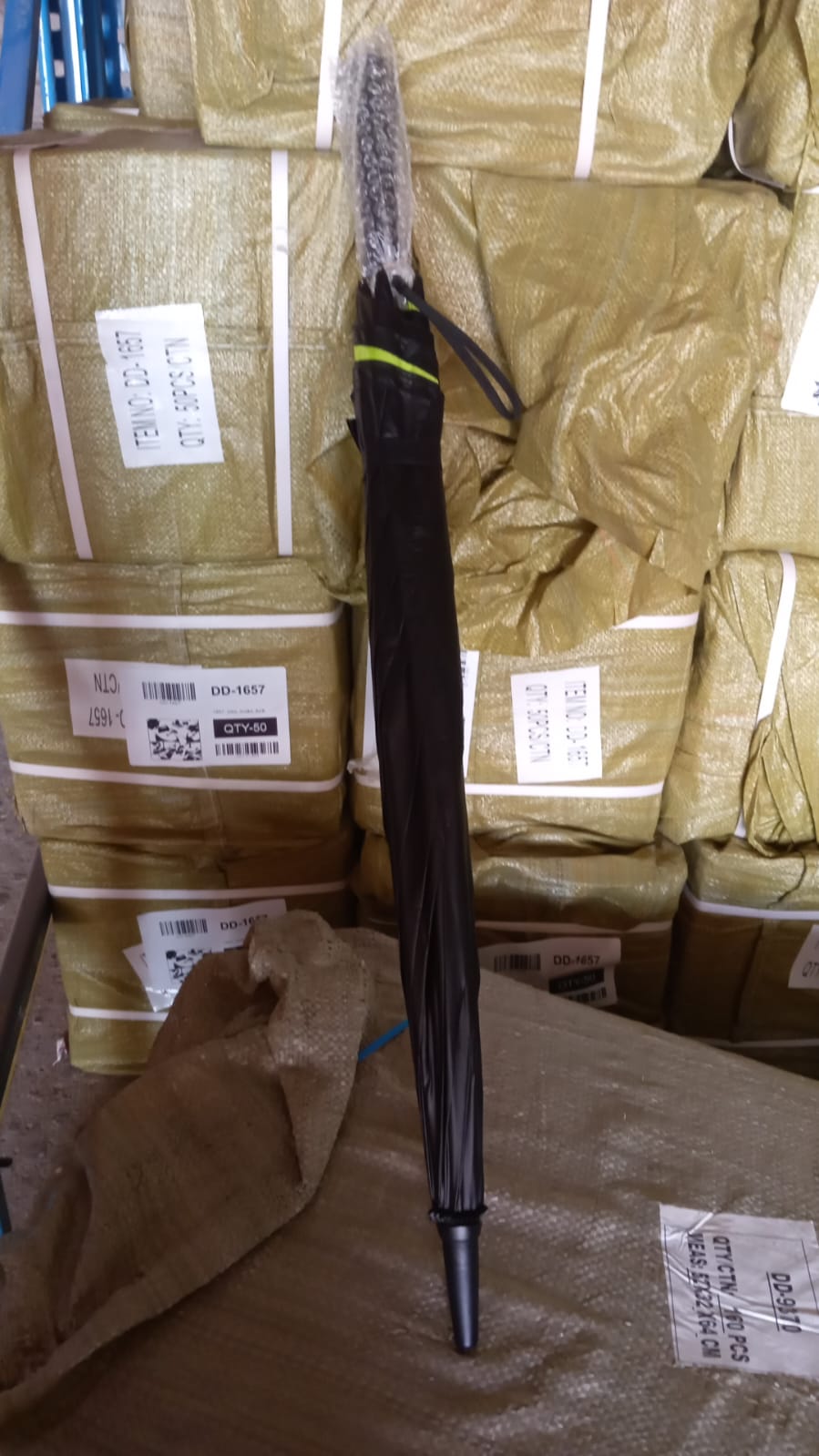 Sun Umbrella with Inside Fan & Power Bank Umbrellas For Summer (1 Pc) Your Brand