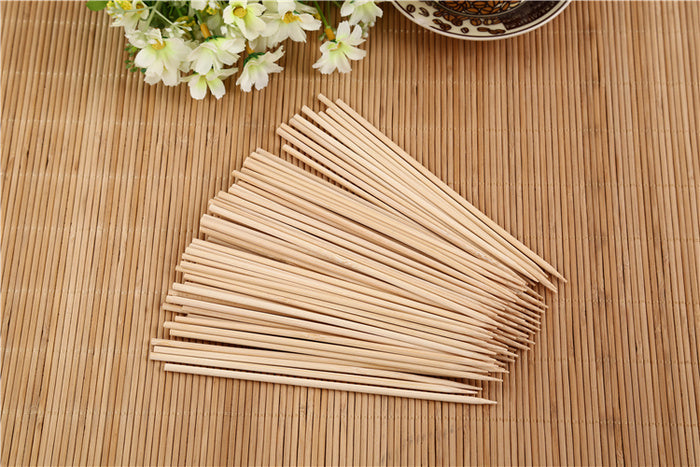 Natural Bamboo Wooden Skewers / BBQ Sticks for Barbeque and Grilling Your Brand
