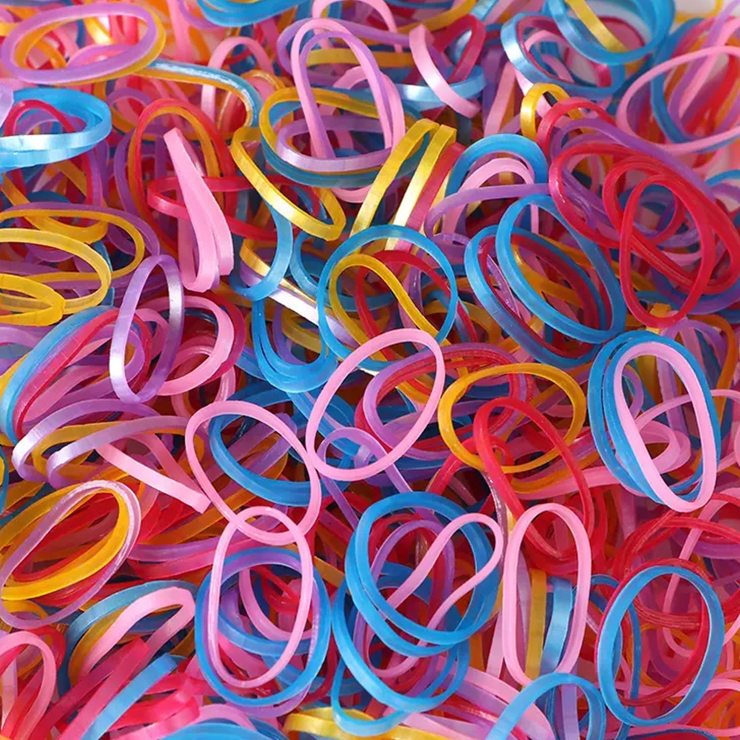 Multicolor Rubber Bands (Elastic & Reusable, Office & Home), Hair accessories Your Brand