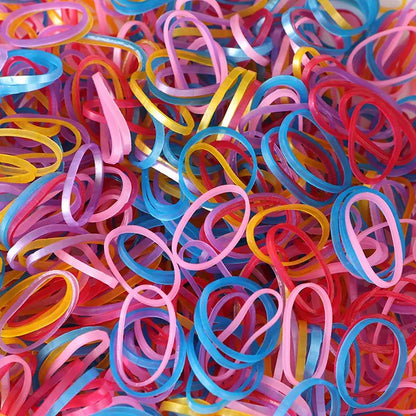 Multicolor Rubber Bands (Elastic & Reusable, Office & Home), Hair accessories Your Brand