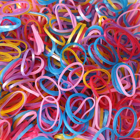 Multicolor Rubber Bands (Elastic & Reusable, Office & Home), Hair accessories Your Brand