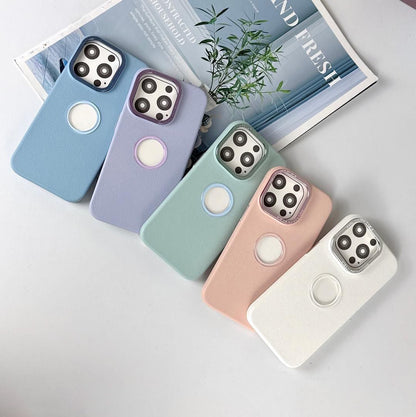 Texture Leather Hard Case For Iphone Your Brand