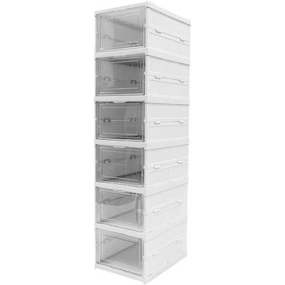 6-Layer Stackable Foldable Storage Organizer Cart for Clothes, Kitchen, Closet & Bathroom Your Brand