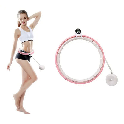 Fitness Adjustable Detachable Fitness Hula Hoop Ring Smart Round Count & Weight Loss Gym Equipment Exercise Smart Hula Hoops Your Brand