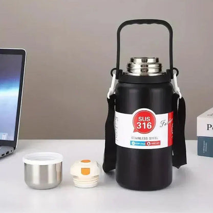 Stainless Steel Airtight Insulated Thermos Bottle (1200Ml Approx) Your Brand